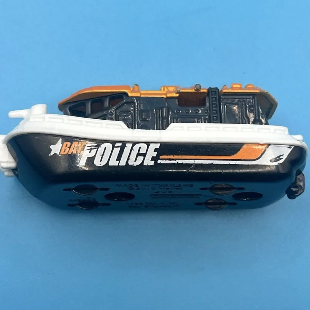 2016 MATCHBOX BAY BRIGADE POLICE WHITE DIECAST 2 7/8